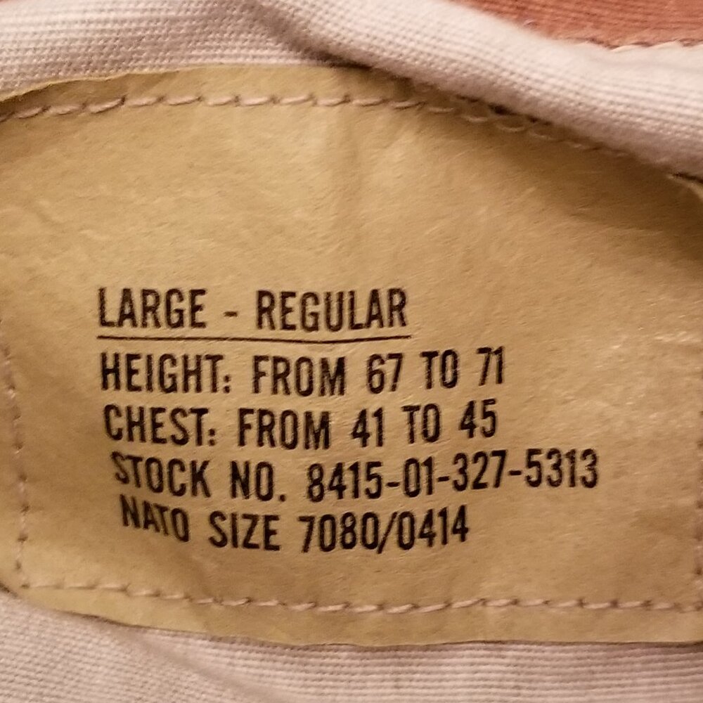 EUC! Vintage Desert Camo BDU 4-Pocket Coat - Picture 9 of 10